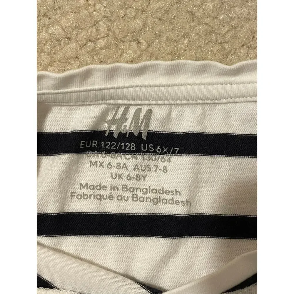 9 Pc Girls LOT Size S 6 6X 6-7 Clothing Name Brand Gap H&M Old Navy Disney C&J